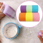 6 tk naljakas kleepuv palliteip, vikerkaarev&auml;rvilised m&auml;nguasjad, isetegemise m&auml;nguasi, kommiv&auml;rv peol t&auml;iskasvanutele