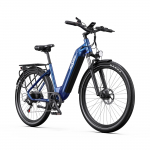 ONESPORT OT05 City elektrijalgratas, 250 W mootor, 36 V 18,2 Ah aku, 27,5 * 2,25-tolline rehv sinine