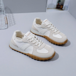 Naiste vabaaja tossud libisemisvastased kerged jooksujalatsid Hingavad PU-nahast k&auml;imistossud Naiste madalad pitsilised tennisespordijalatsid 35