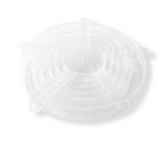 Couvercle de couvercle de joint de bol r&eacute;utilisable en silicone 6PC Couvercle extensible pour garder les aliments frais LQB8301