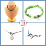 Pierres et Min&eacute;raux. Parure bijoux Bracelet Collier 20 perles Jade Nephrite de Sib&eacute;rie Taille personnalisable.