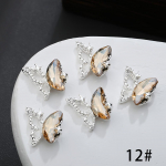 10tk/kott Kawaii Mini Butterfly 3D armsad k&uuml;&uuml;nekunstikaunistused K&uuml;&uuml;nte v&otilde;lud Disainilahendused DIY k&uuml;&uuml;nekunsti aksessuaarid HY-1091