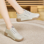 Naiste platvormmokassiinid Vabaaja Elegantsed Nahkkingad Paksu Tallaga K&otilde;rgust Suurendavad Paksu Tallaga Tossud 38 hall