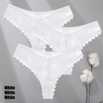 3 tk/komplekt Seksikad pitsist stringid Naiste &uuml;hev&auml;rvilised G-stringid &Otilde;ieperspektiiv Aluspesu Naiselik Pehme Hingav Pesu XL&3pcs