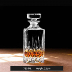 Euroopa luksuslik kristallveini karahvin &ndash; pliivaba klaaskarahvin punase veini ja viski jaoks A