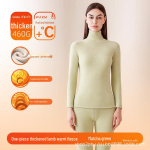 Naiste paksendatud fliisist termopesu komplekt - K&uuml;ttega aluss&auml;rk ja p&uuml;ksid talveks 2XL 140-160 lbs