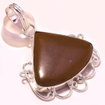 Bronzite Jasper Gemstone Pendant Handmade Anniversary Gift Jewelry 2.1 f4s88