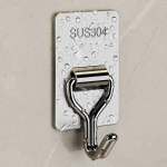 Roostevabast terasest konks K&ouml;&ouml;k Magamistoa Seinariide Konks L&auml;bitorkamatu Hoiu J&auml;lgedeta Tugev kleepuv konks riputusrest 1 PCS h&otilde;be