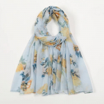 &Otilde;huke siidist sall, mitmek&uuml;lgne naiste sall, tr&uuml;kitud p&auml;ikesekaitsega rannasall, &otilde;huke disain 85*180