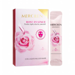 MERCILEN 10 tk Rose Essence kollageeniga t&auml;idetud pehme mask pinguldav, niisutav ja niisutav smear-t&uuml;&uuml;pi eemaldatav mask