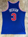 [76ers s&auml;rk] Ei. 3 Iverson T&auml;ielikult Tikitud Tihe Korvpallivorm M blue