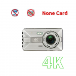 4K k&otilde;rglahutusega s&otilde;iduvideosalvesti WIFI juhtmevaba mobiiltelefoni &uuml;henduvus auto kahe objektiiviga 4-tolline salvesti 1 Lens
