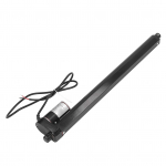 Elektriline ajam 400 mm k&auml;iguga 1000 N IP65 veekindel madala m&uuml;ratasemega alumiiniumsulamist must lineaarne ajam