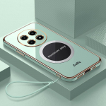 Realme 12 5G &uuml;mbris Realme 13 12X 5G Narzo 70X 5G telefoni&uuml;mbris Plakeeritud Magnetiline kinnitus P&otilde;rutuskindel Silikoonist tagakaas Case & Strap&Realme Narzo 70X