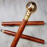 93.98 cm Walking Stick Cane, Brass Handel, Victorian Cane, Wooden Brass Walking Stick, Gift for Grandfather, Grandmother