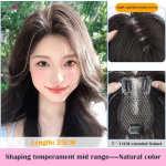 Parukas naistele pea asendamine k&otilde;rge kraniaalkrooniga, suurendatud juuste mahuga, mis katab valgeid juukseid kohevad t&auml;iskarvad 7x11-10 inches 25cm