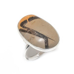Septerian Stone Handmade 925 Sterling Silver Jewelry Ring Size 7 b9s07