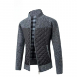 S&uuml;gis- ja talvine meeste silmkoeline kampsun Korea versioon noortetrendist v&auml;lisr&otilde;ivaste fliisist paksendatud kardigan kampsun jakk, meeste M