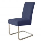 Toolikatte Neli Aastaaega Elastne Twill S&ouml;&ouml;gitooli Kate Kodu Hotelli S&ouml;&ouml;gitooli Tolmukindel Kate Toolikate K&otilde;rgekvaliteediline 45*38*4cm tumesinine v&auml;rv