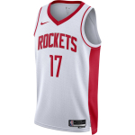 Nike X NBA Dri-FIT Association Edition Swingman S&auml;rk Houston Rockets T&auml;he ja Numbriga Tr&uuml;kitud V-kaelusega Korvpallis&auml;rk Meeste s&auml;rk Valge DN2078-106 L white