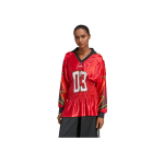 Adidas Originals Lahtine V-kaelusega Kampsun Pikkade Varrukatega Jalgpallis&auml;rk Naiste topid Helepunane JX9218 M red
