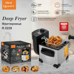 2000W Suure v&otilde;imsusega frit&uuml;&uuml;r V&auml;ike majapidamises kasutatav elektriline frit&uuml;&uuml;r Kaubanduslik P&uuml;siva temperatuuriga Frit&uuml;&uuml;r