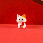 Lucky Cat Desktop Ornament Autodekoratsioon Kevadfestivali T&ouml;&ouml;laua &Otilde;nne Rikkus Tervitades Kassi kaunistus