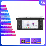 Ossuret 7-tolline 8G 128G AI-h&auml;&auml;lega 2DIN Android Auto raadio BMW 3 E46 M3 318 320 325 330 335 jaoks Carplay 4G NET Auto multimeedia GPS Intelligentne auto raadio S6 8Core 6G 64G