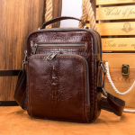 100% ehtsast nahast &uuml;hekordse &otilde;larihmaga crossbody kott, valmistatud lehmanahast, vastupidav ja v&auml;hendab kaalu kerge kohvi v&auml;rv