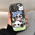 OPPO A16 A38 A57 A58 A74 A78 A98 jaoks Reno8T Reno13F jaoks Realme C25S C53 C65 jaoks multikas must kass h&otilde;bedase &auml;&auml;rega pehmest vedelast silikoonist kaitse&uuml;mbris Realme C65 5G sinine