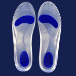 Silikoonist ortopeedilised sisetallad kingadele Naistele Meestele Lame jalg Kaaretoetus Kingaalus P&otilde;rutuskindlus Tallafastsiidi leevendus Sisetallad Size S 35-40 sinine