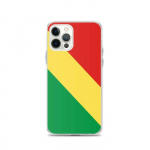 Coque T&eacute;lephone Drapeau r&eacute;publique du Congo &ndash; iPhone 12 Pro