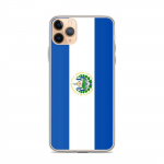 Coque iPhone &ndash; Drapeau Salvador &ndash; iPhone 11 Pro Max &ndash; Supp &ndash; Mitmev&auml;rviline &ndash; Vertikaalne