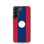 Coque T&eacute;l&eacute;phone &ndash; Samsung &ndash; Galaxy S24 Ultra &ndash; Drapeau Laos &ndash; Supp &ndash; Mitmev&auml;rviline