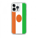 Coque iPhone &ndash; Drapeau Niger &ndash; iPhone 14 Pro Max &ndash; Supp &ndash; Mitmev&auml;rviline &ndash; Vertikaalne
