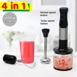 1000W K&auml;eshoitav saumikser Elektriline mikser-lihaveski 5 kiirust Koduk&ouml;&ouml;ki Automaatne liha-lihaveski K&ouml;&ouml;giviljamahlapress Munavahusti 4IN1