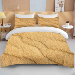 Looduslik liiv 3D-efektiga voodipesukomplektid king size kaheinimesevoodi mikrokiust v&otilde;i pol&uuml;estrist tekikotikomplekt tekk voodipesukomplektid EU single(135x200cm)