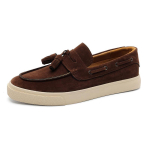 Br&auml;nd Khaki Suede Meeste Mokassiinid Tutt Mood Nahast Vabaaja Jalan&otilde;ud Mehele S&uuml;gis Kerged Madalad Slip-on Jalan&otilde;ud Mehe Mokassiinid 42 black