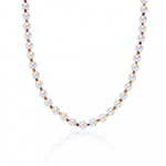 H v&auml;ljaanne (Y) P&auml;rlite ja karneoolide seguga kaelakee Hl6N46631Yb420