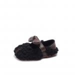 Talvised lastejalatsid Pehme p&otilde;hjaga t&uuml;drukute puuvillased kingad Mood kikilips lastele Lihtne &otilde;ues pl&uuml;&uuml;sis lamedad kingad P&otilde;hjuslik soe konksu aas 21