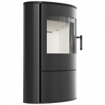 Freestanding Fireplace Stove Koza KRATKI ROLLO 2 10 kW fi150 for Wood Set