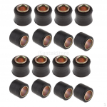 16X Mootorratta Metallist Amordipuks Kummitihend 10mm 14mm