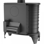 Wood burning cast iron stove KRATKI K8 Turbofan &Oslash; 130 9 kW