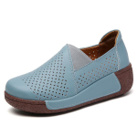 Aukudega Naiste PU Nahast Vabaaja Kingad Moodsad Kiilkontsaga Platvormkingad Slip-on Loafers Emap&auml;eva Kingad 35 must