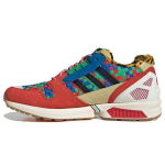 Atmos x adidas ZX 8000 Setsubun Unisex Tossud Punane Halo-Kuldne P&otilde;hi-Must GW2448 42