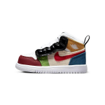 Jordan Air 1 Mid Alt SE GC Libisemiskindlad L&ouml;&ouml;gisummutavad Vastupidavad Keskmise s&auml;&auml;rega Retro Korvpallijalatsid Beebi Tossud Valge Punane DR6961-100 23.5