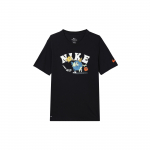 Nike Dri-Fit graafilise tr&uuml;kiga l&uuml;hikeste varrukatega t-s&auml;rk koomiksitr&uuml;kiga Maakera Korvpall Graffiti Meeste pealisr&otilde;ivad Must DX6139-010 S