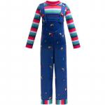Chucky Halloweeni T&uuml;drukukleit Poiste Kombinesoonid Kost&uuml;&uuml;m Chucky Lastepeo V&auml;ikelaps 140cm