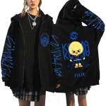 Stray Kids Mood Moodi Naiste Meeste Unisex S&uuml;gis Talv Uus Pika Varrukaga Pullover Topid &Scaron;ikk T&auml;navamood Vabaaja Lahtine &Uuml;laosa M