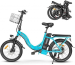 Kokkupandav elektrijalgratas - SAMEBIKE - CY20-FT-LB - 250W - 20 tolli - L&auml;bis&otilde;it 60-110 km